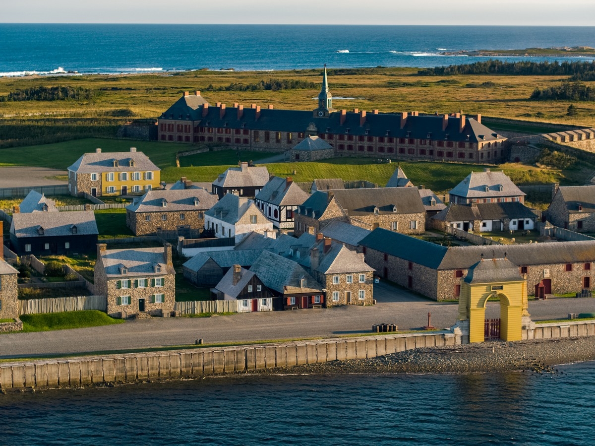 Front of Fortress of Louisbourg - photo credit Parks Canada