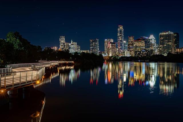 Austin Lady Bird Lake Boardwalk at Night - See Sight Tours