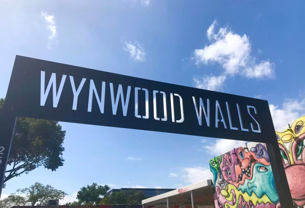 Entrance to Wynwood Walls in Miami, Florida